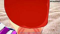 Grown Gwen Tennyson fucks in bikini on beach in 3D fantasy