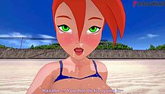 Grown Gwen Tennyson fucks in bikini on beach in 3D fantasy