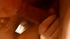 Roxanne and Xander performing slutty cock sucking in homemade blowjob