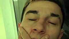 I saw this guy jerking off, so I joined in to suck him off real good.