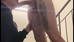 그 새끼 딸딸이 치는 거 보고 나도 합세해서 목구멍 빨아줌