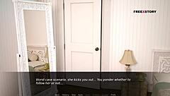 In Dusklight Manor, Jhon takes a steamy shower with Lola