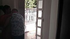 Latina Amateur Gets Hardcore Outdoor Follada and Cumshot on Face After Asking for Flour