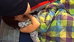 Cute Teen Moaning Loudly During Blowjob