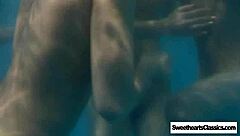 Fingering And Masturbation In Retro Swimming Team Remastered.
