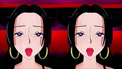 boa hancock cheats on luffy in vr motel