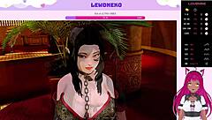 Vtuber Lewdneko Moans in Harem Hotel Part 16!