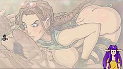 Star Chanel 34: Lara Croft's intense blowjob in hentai game action. Early part 92 shows wild skills.