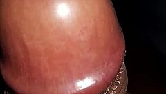 look at this black cock exploding during a hot handjob