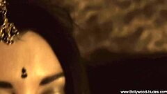 Graceful dance showcasing her nude body