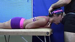 Paola's Sloppy Deepthroat Training