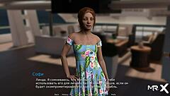 Mature girls relax in the cabin