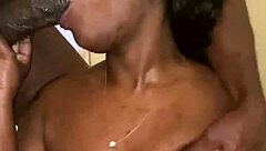 thick big titty babe sucks bbc then missionary fucks