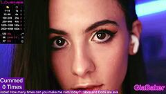 gia baker shows her outfit in web chat