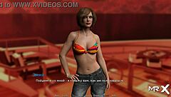 Mature girls relax in the cabin