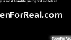 Cute Face Busty Brunette Honey Jerks