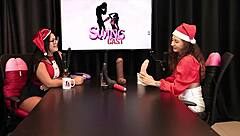 Brazilian Babe Strips After Blowjob In Sheer Red