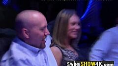 Wild orgy in a limousine