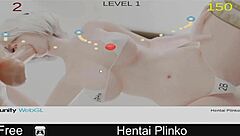 Permainan hentai plinko dengan watak anime erotis