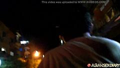 Asiansexdiary Captures Skinny Asian in Aggressive Cowgirl Fuck with Big Shaft