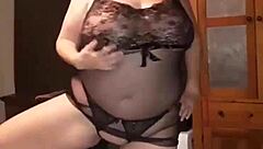 Nicebigddd gets slammed in awesome doggy style with those big natural tits.