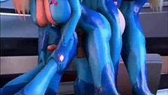 Oh wow, watch this anime hentai babe dance and strip, ripping her clothes off in a wild cartoon frenzy!