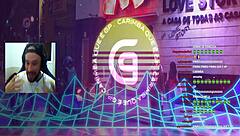 Relaxando com Carimba Pegando Vibe Solo no Chat Webcam