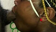 Venezuelan Ebony Girl Sucks Big Cock Then Anal Fucks