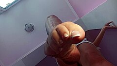 Dirty Foot Fetish With Milf Femdom Brunette Rough BDSM Close Up 😈