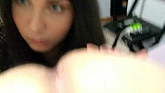 Amateur Blowjob with Intense Rim Job Action