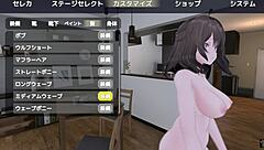 i'm sereka-san, exposing under naked coat in public game.