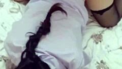 My new Asian girlfriend in black stockings is so tempting, her ass is great for doggystyle.