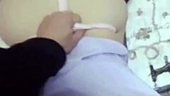 Yeni Asyalı Kız Arkadaşım Siyah Çoraplarla Çok Baştan Çıkarıcı, Kıçı Köpek Pozisyonu İçin Harika.