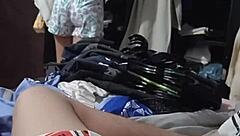 Sharing a room with your stepsister has its benefits, like blowjobs