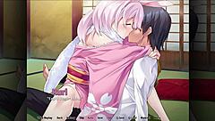 Tails and titties steaming in hotspring sex