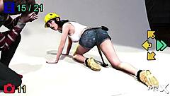 In Fashion Business, girlfriend helps friend with man in 3D anime hentai