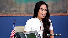 asian milf lingerie blowjob to head teacher in office spying amateur