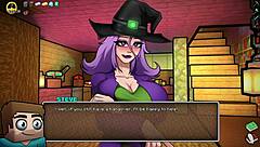 Witch's Big Ass In Hornycraft Parody