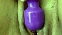 s nasty banana whore gets wild with that cupcake in filthy food play 😈