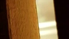 Spying on prostitute shaving her hairy pussy