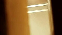 Spying on prostitute shaving her hairy pussy