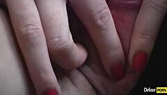 Kinky Aurora Strips Down for Wild Floor Masturbation