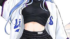 Hey there, Minah blackmails you in this wild hentai JOI session