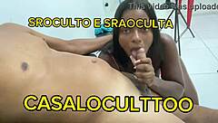 Old Housewife Flashing in Group Cuckold Scene