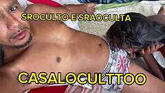 Old Housewife Flashing in Group Cuckold Scene