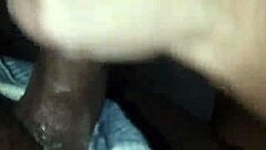 Blonde slut sucks monster black cock!