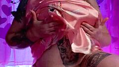 high heels striptease undressing hairy pussy