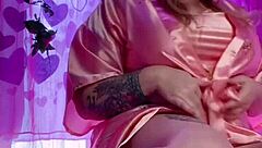 high heels striptease undressing hairy pussy