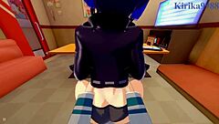 Momo Yaoyorozu and Kyoka Jiro in intense POV scene