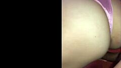 Why does this French slut deepthroat in pink satin panties?